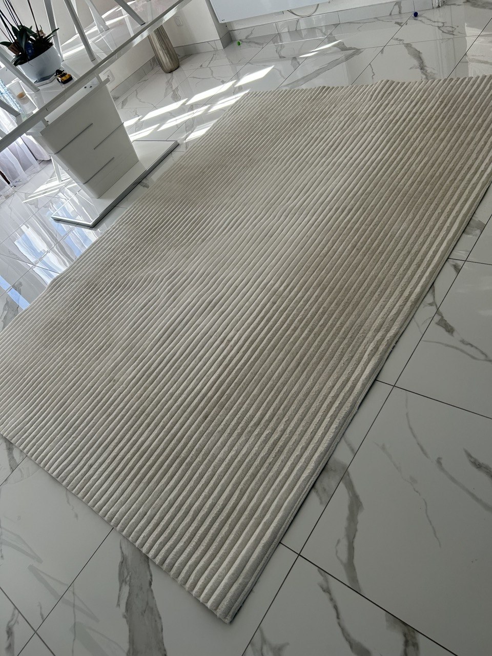 Avant nettoyage : Tapis