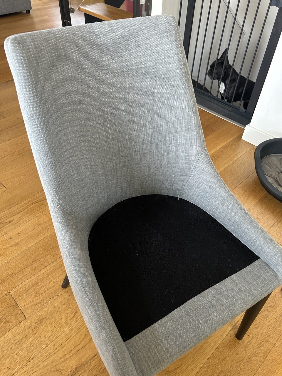 Après nettoyage : Fauteuil en tissu
